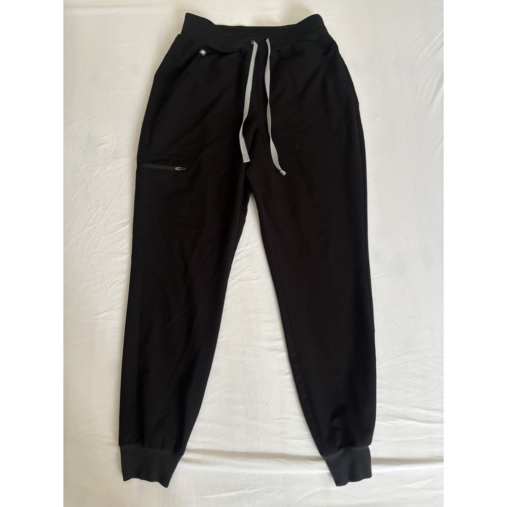 Figs Womens Black Technical Collection Scrub Joggers Size S Medical Nurse Tech